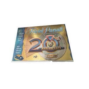 Trivial Pursuit 20th Anniversary Edition Trivia Board‎ Game Hasbro 2002 Special